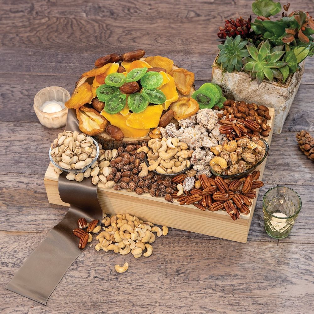 Olive & Cocoa Gourmet Dried Fruit and Nut Crate – Large (Pre-Order for Mid June Delivery) primary image