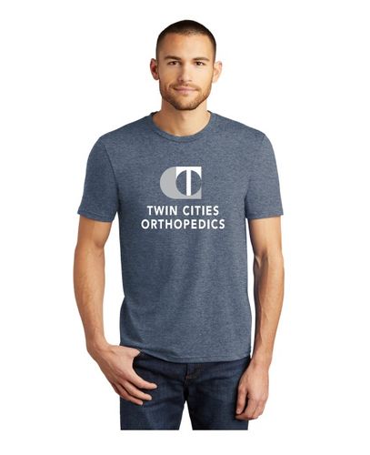 Unisex District Perfect Tri Navy Frost Tee  image thumbnail