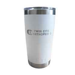 Image of Yeti White 20 oz Rambler Tumbler