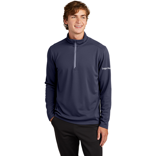 Sport-Tek Sport-Wick Textured 1/4 Zip Pullover image thumbnail