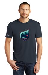Image of Aurora District Perfect Tri Tee - Navy