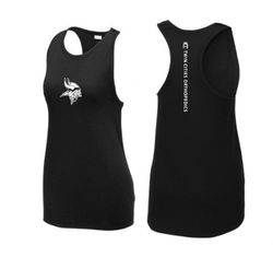 Image of Ladies Tri Blend Wicking Tank