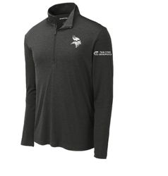 Image of Men's Endeavor Black 1/2 Zip Pullover