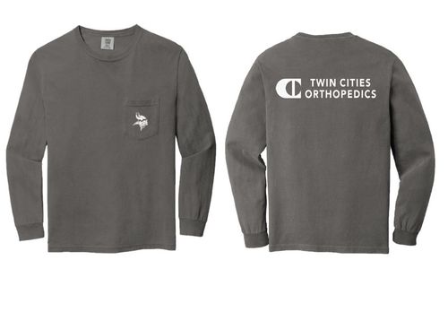Heavyweight Ring Spun Long Sleeve Pocket Tee image thumbnail