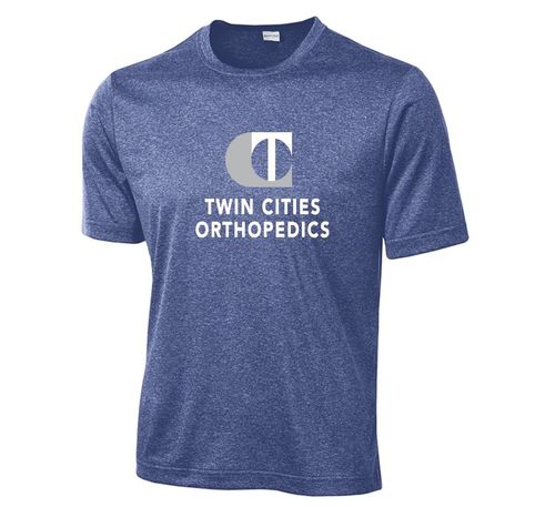 Men's Tall Heather Contender Tee - Royal Heather image thumbnail