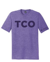Image of Unisex District Perfect Tri Purple Frost Tee