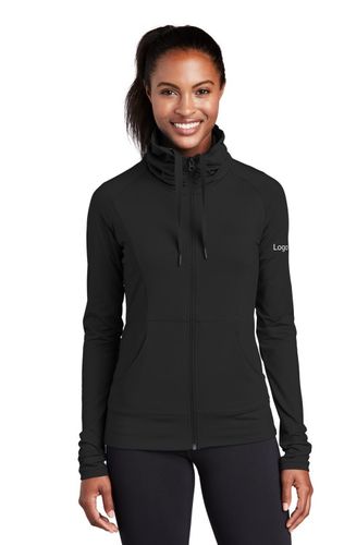 Sport-Tek Ladies Sport-Wick Stretch Full-Zip Jacket  image thumbnail