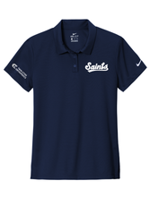 Image of Saints Nike Ladies Navy Polo