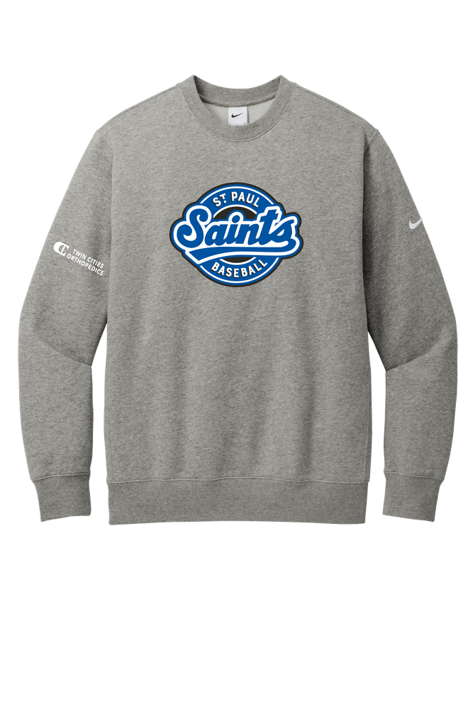 Saints Nike Club Fleece Sleeve Swoosh Crew primary image