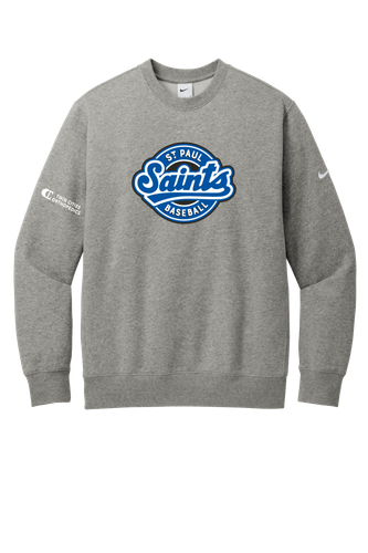 Saints Nike Club Fleece Sleeve Swoosh Crew image thumbnail