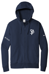 Image of Saints Nike Club Swoosh Full Zip Hoodie
