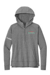 Image of Sport-Tek® Ladies Sport-Wick® Stretch 1/2-Zip Hoodie