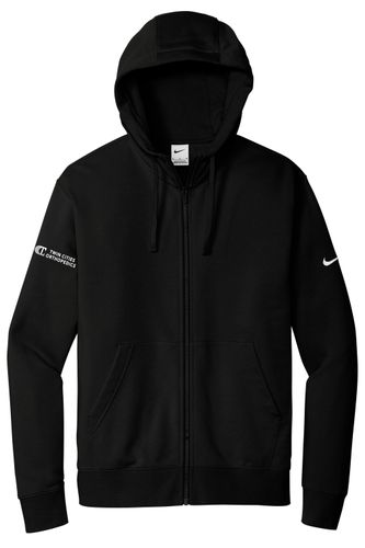 Nike Club Fleece Sleeve Swoosh Full-Zip Hoodie  image thumbnail