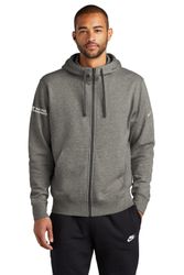 Image of Nike Club Fleece Sleeve Swoosh Full-Zip Hoodie 