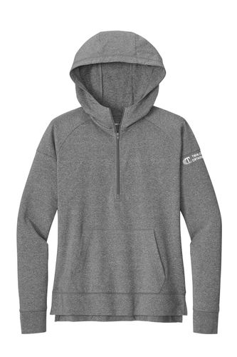 Sport-Tek Ladies Sport-Wick Stretch 1/2-Zip Hoodie image thumbnail