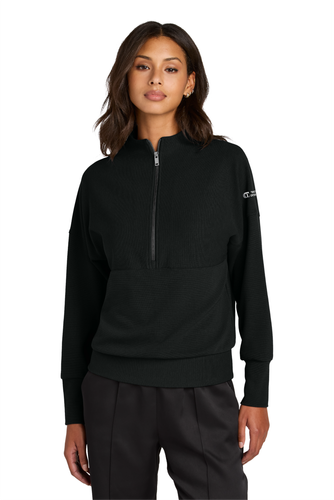 Mercer+Mettle Womens Linear Texture ¼ Zip image thumbnail