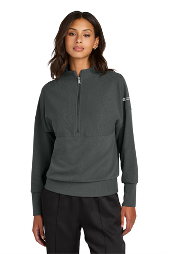 Mercer+Mettle Womens Linear Texture ¼ Zip image thumbnail