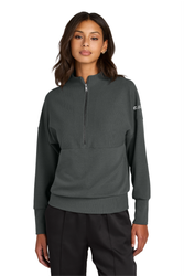 Image of Mercer+Mettle Womens Linear Texture ¼ Zip
