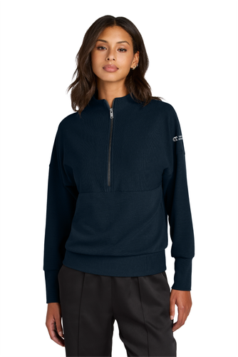 Mercer+Mettle Womens Linear Texture ¼ Zip image thumbnail