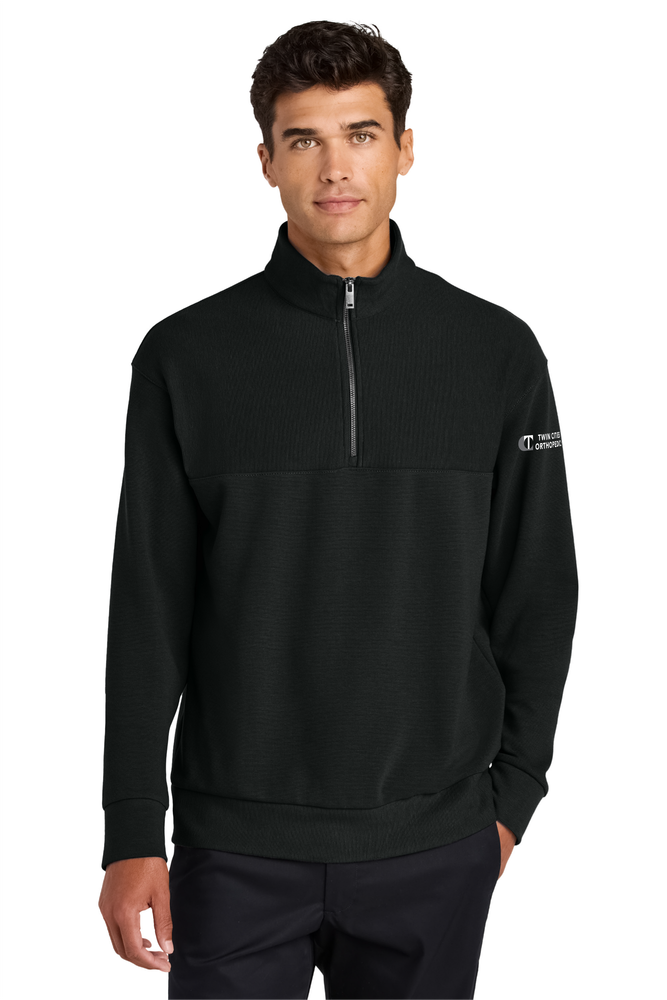 Mercer+Mettle Linear Texture 1/4 Zip primary image