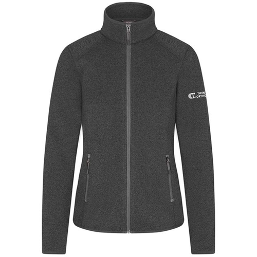 Ladies Ashton Sweater-Knit Fleece Jacket image thumbnail