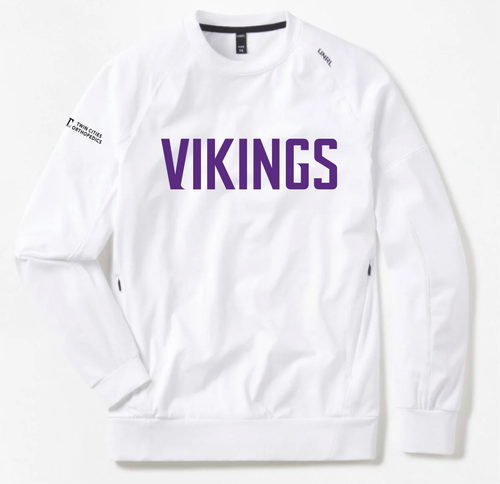 Vikings UNRL Unisex Crossover White Crewneck image thumbnail