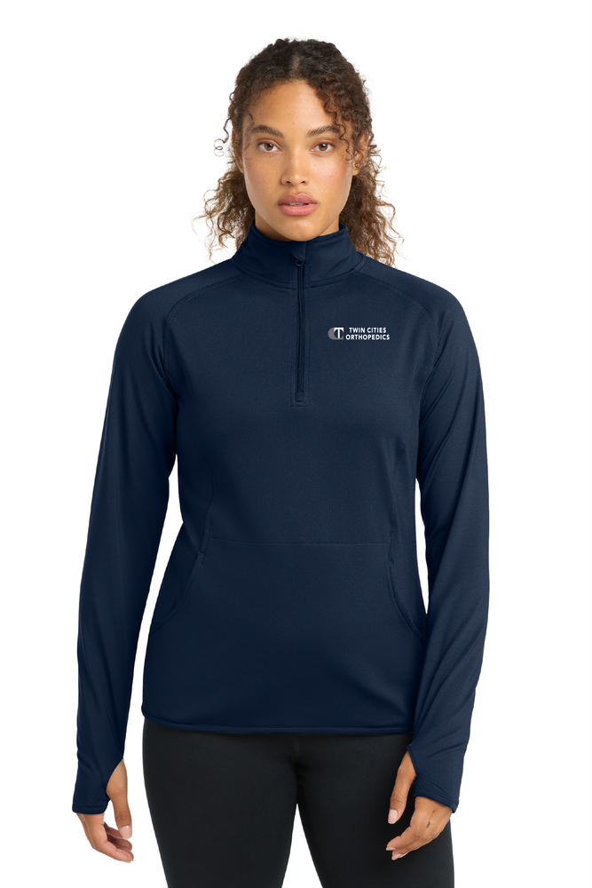 Sport-Tek Women's Sport-Wick Stretch 1/4-Zip Pullover primary image