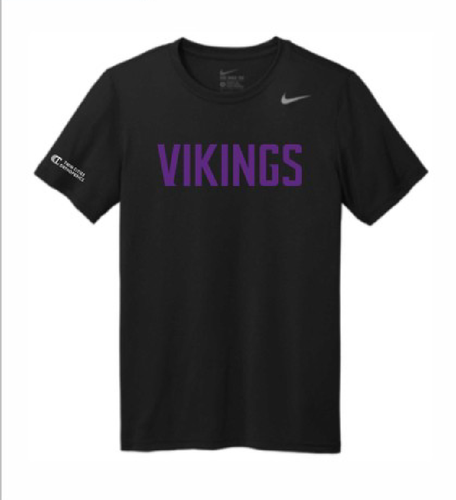Vikings Nike Legend Men's S/S Shirt - Black image thumbnail