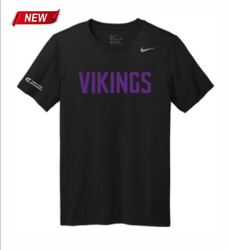 Vikings Nike Legend Men's S/S Shirt - Black image thumbnail