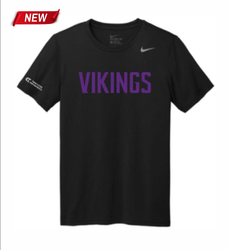 Image of Vikings Nike Legend Men's S/S Shirt - Black