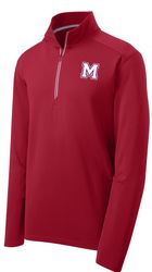 Image of Sport-Tek® Sport-Wick® Textured 1/4-Zip Pullover.  
