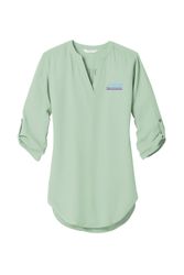 Image of Port Authority Ladies 3/4 Sleeve Tunic Blouse