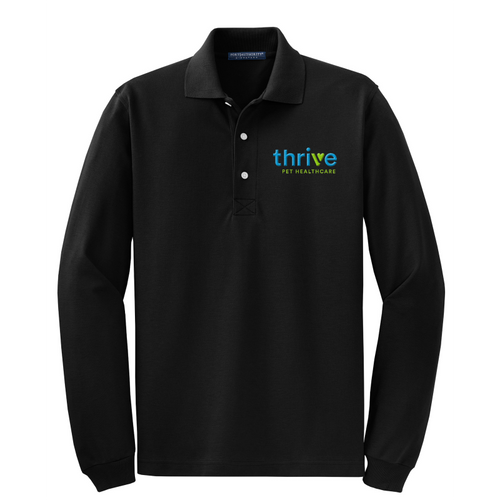 Men's Rapid Dry Long Sleeve Polo image thumbnail
