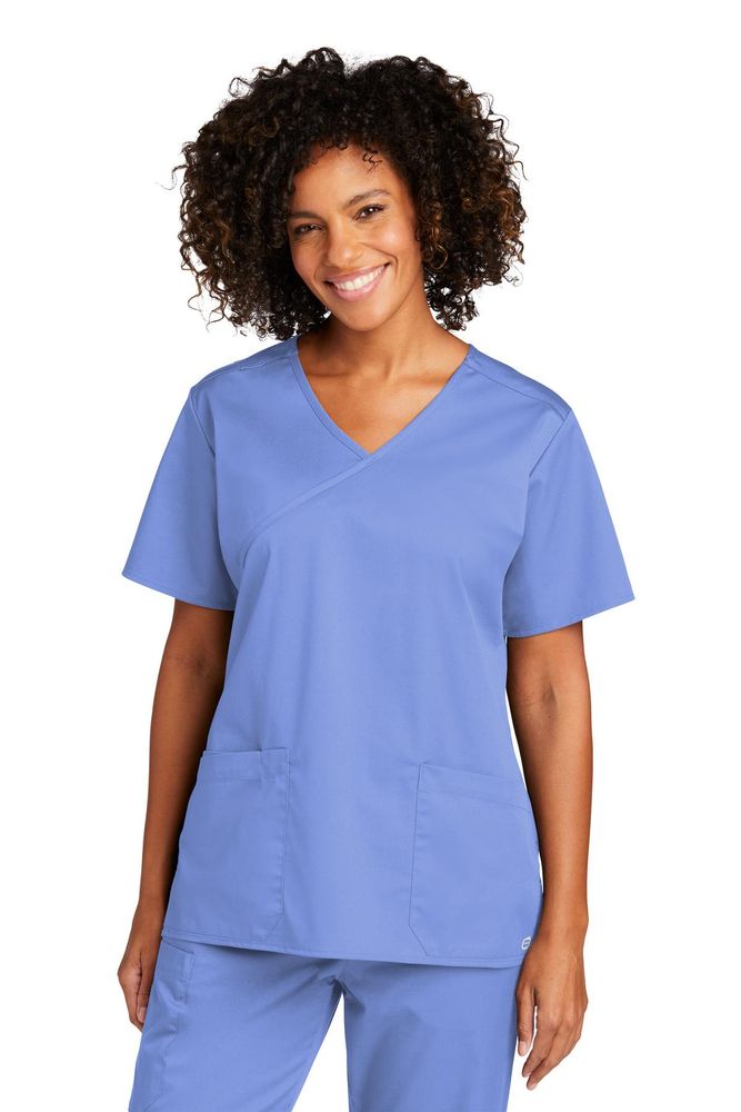 WonderWink Women's WorkFlex Mock Wrap Top  primary image