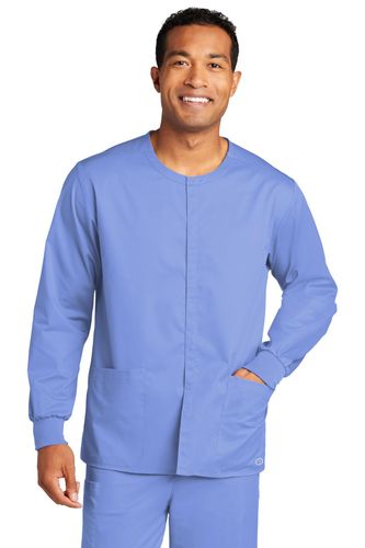 WonderWink Unisex WorkFlex Snap-Front Scrub Jacket  image thumbnail