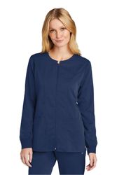 Image of WonderWink Women's Premiere Flex Full-Zip Scrub Jacket 