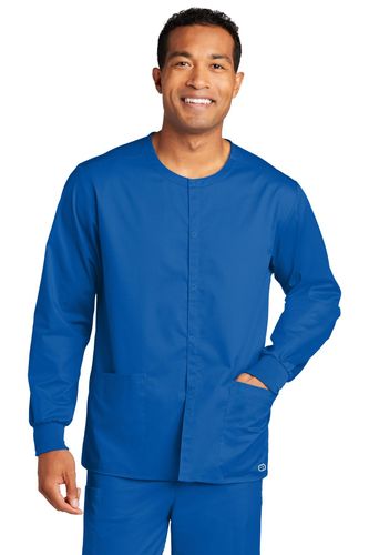 WonderWink Unisex WorkFlex Snap-Front Scrub Jacket  image thumbnail