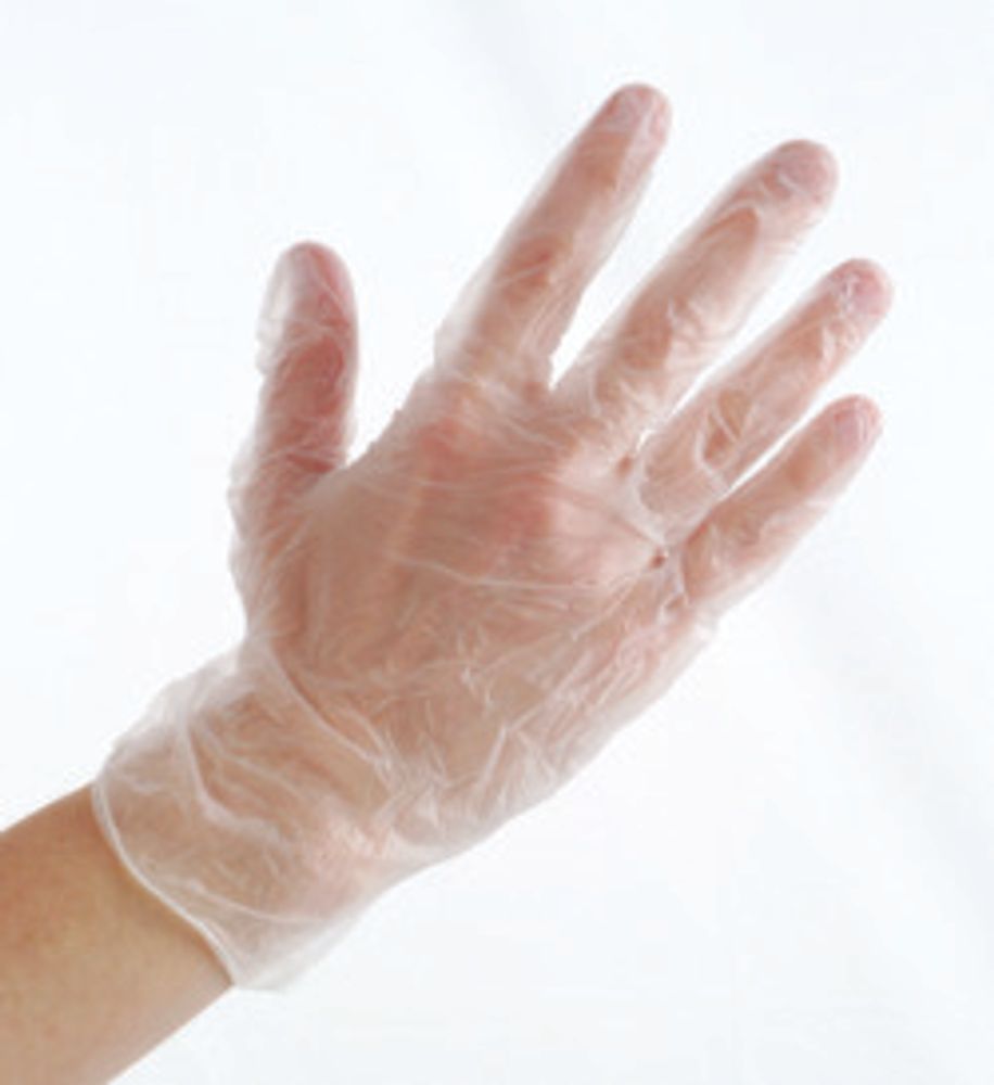 GLOVE EXAM PF SMALL VINYL 10-100CT primary image