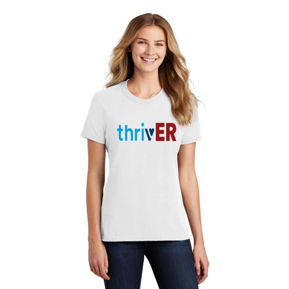 thrivER White T-Shirt primary image