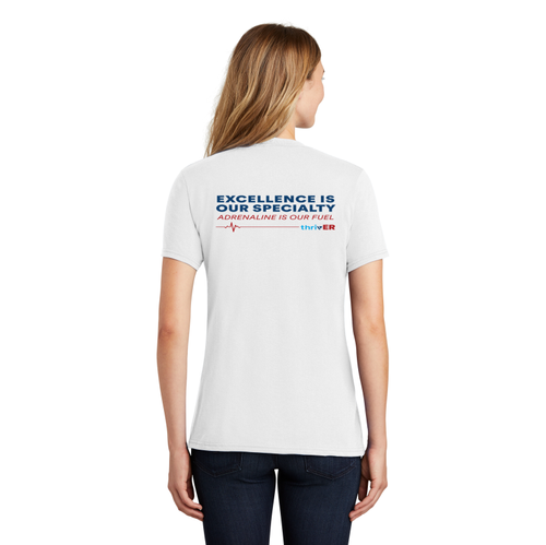 thrivER White T-Shirt image thumbnail
