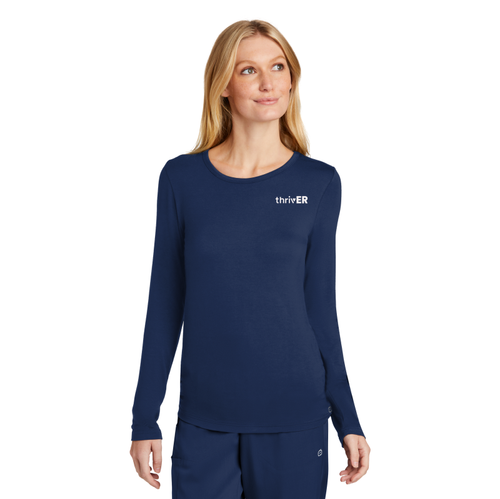 WonderWink Women's Long Sleeve Layer Tee  image thumbnail