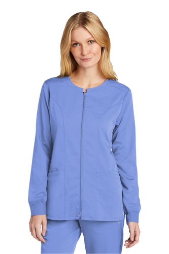 WonderWink Women's Premiere Flex Full-Zip Scrub Jacket  image thumbnail