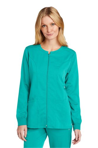 WonderWink Women's Premiere Flex Full-Zip Scrub Jacket  image thumbnail