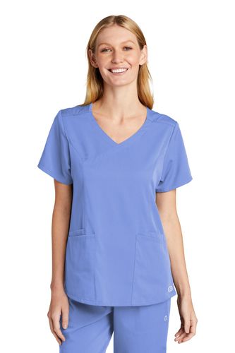 WonderWink Women's Premiere Flex Mock Wrap Top  image thumbnail