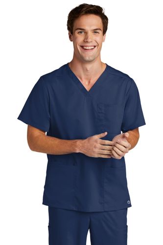 WonderWink Men's Premiere Flex V-Neck Top  image thumbnail