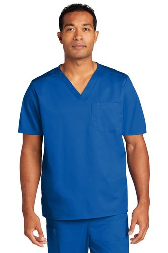 WonderWink Unisex WorkFlex Chest Pocket V-Neck Top image thumbnail