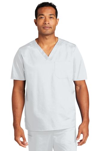 WonderWink Unisex WorkFlex Chest Pocket V-Neck Top image thumbnail