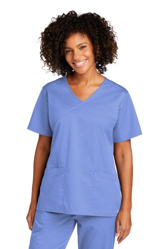 WonderWink Women's WorkFlex Mock Wrap Top image thumbnail