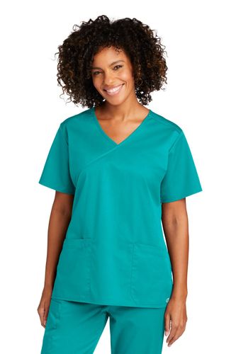 WonderWink Women's WorkFlex Mock Wrap Top image thumbnail