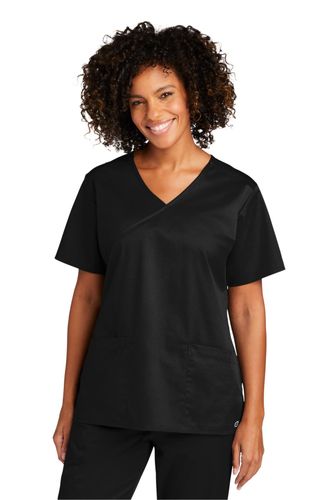 WonderWink Women's WorkFlex Mock Wrap Top image thumbnail